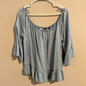 Soho Jeans NY&Co Boho Chic Top  - Sz L (NWT)